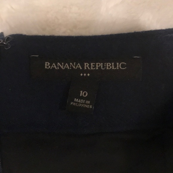 Banana Republic Navy Wool Skirt - Picture 3 of 4